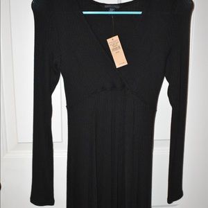 Never worn black long sleeved dress